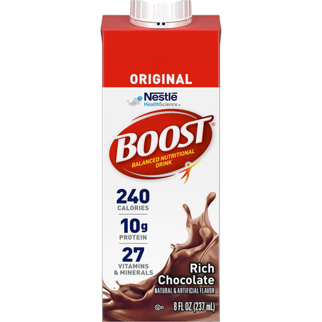 Image of BOOST, Rich Chocolate, 8 fl oz. Carton