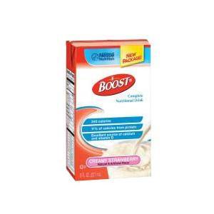 BOOST, Strawberry 8 fl Ounce Tetra Brik Save Rite Medical BOOST, Strawberry 8 fl Ounce Tetra Brik Save Rite Medical