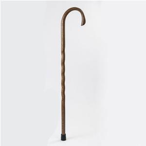 Image of Brazos Twisted Oak Crook Neck Classic Wood Cane, Brown