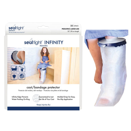 Image of Brownmed Seal-Tight® Infinity Cast Protector, Pediatric, 32" Large Leg