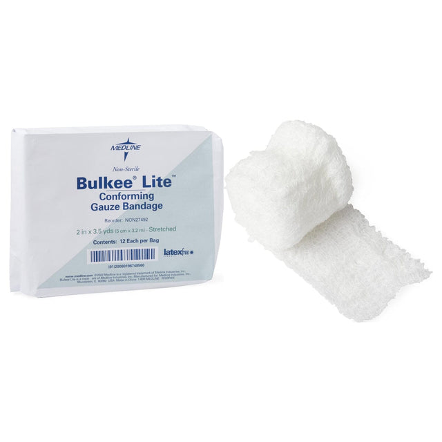 Image of Bulkee® Lite™ Conforming Gauze Bandage, 2'' x 3.5yd