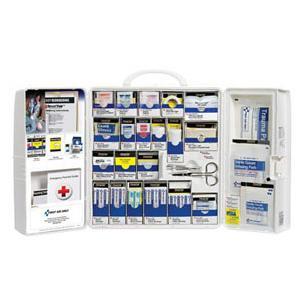 Image of Business First Aid Plastic Wall Mount Cab with Carry Handle