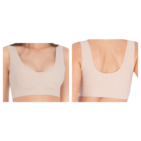 Image of Caden Belly Bandit® Anti Bra, Scoop Neck, Large, Nude