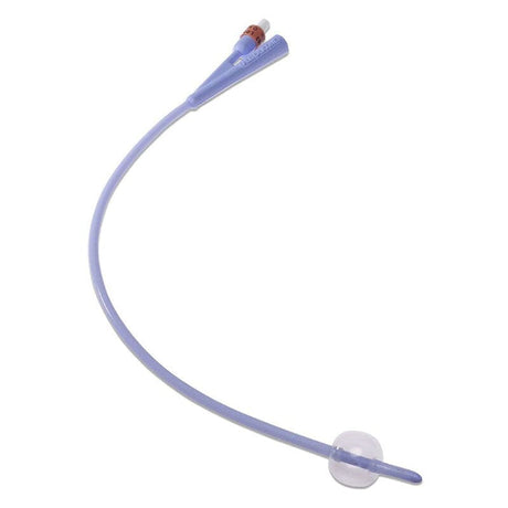 Image of Cardinal Health™ Dover™ 100% Silicone Foley Catheter, 3-Way, 5mL Capacity, 22Fr OD, 16"