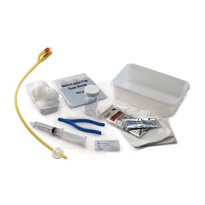 Image of Cardinal Health™ Dover™ Latex Foley Catheter Insertion Tray, Hydrogel Coated, 18Fr OD