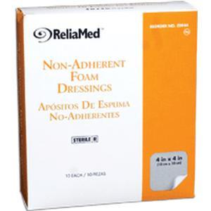 Image of Cardinal Health Essentials™ Sterile Latex Free Non Adherent Foam Dressing, 4" x 4"