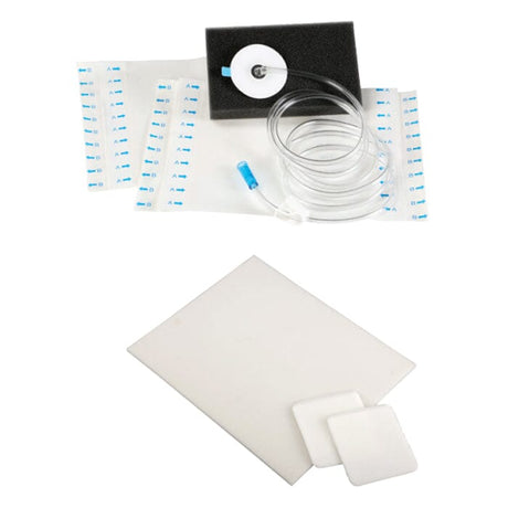 Image of Cardinal Health™ Negative Pressure Wound Therapy Dressing Kit, Black Foam, Large, 15cm x 25cm x 3cm