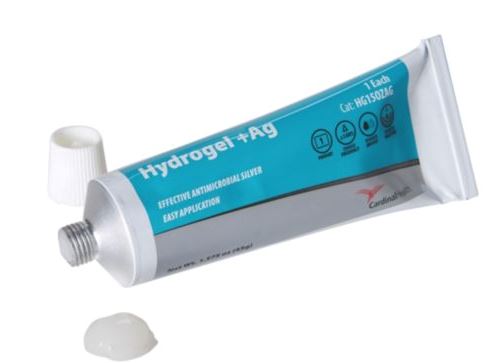hydrogel with silver dressing Cardinal Health Silver Hydrogel (Ag) 1.5 oz Tube