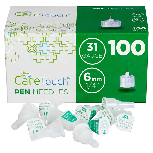  Medline Pen Needles 32 Gauge x 4 mm- Easy Injection at