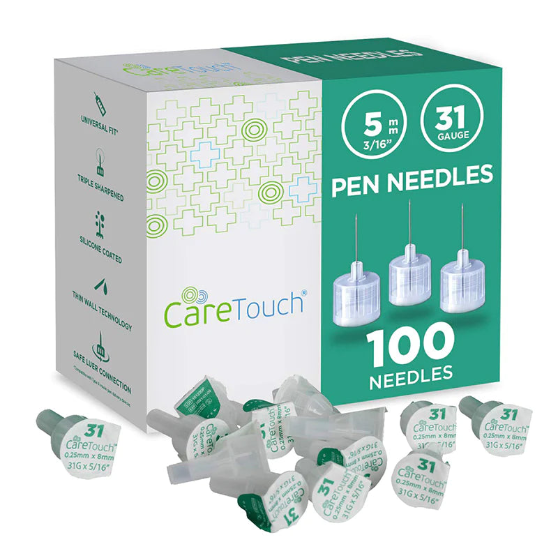Image of Care Touch Pen Needle 31g 3/16" - 5mm