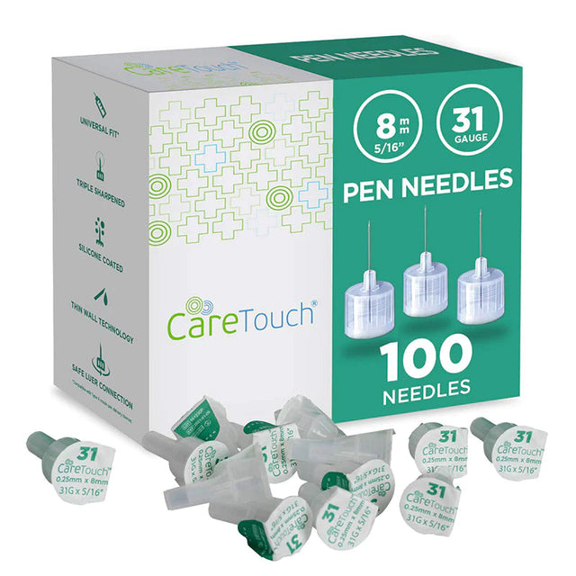 Care Touch Pen Needle 31g 5/16 - 8mm – Save Rite Medical