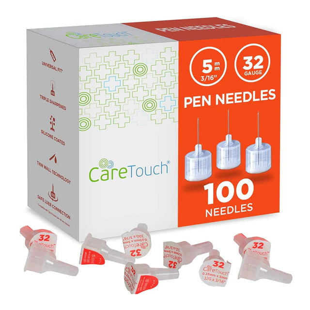 Easy Touch Easy Touch® Pen Needles – 100 count, 32g, 1/4″ (6mm