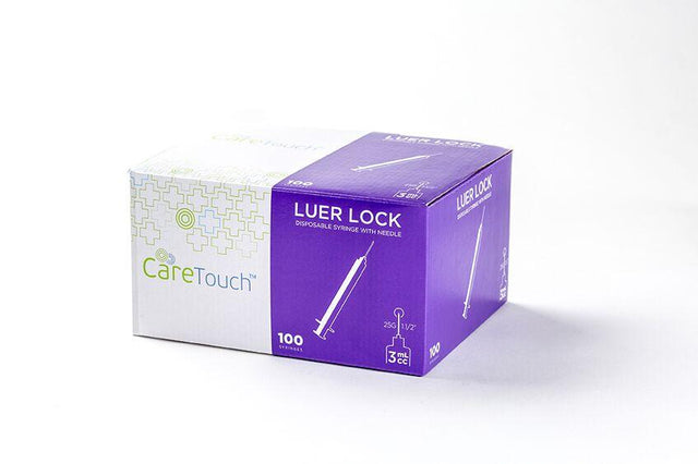 Image of CareTouch Syringes Luer Lock, 3ml  25G X 1-1/2"
