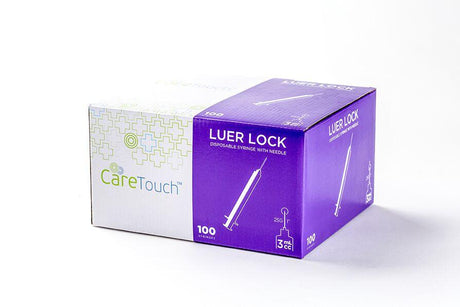 Image of CareTouch Syringes Luer Lock, 3ml  25G X 1"