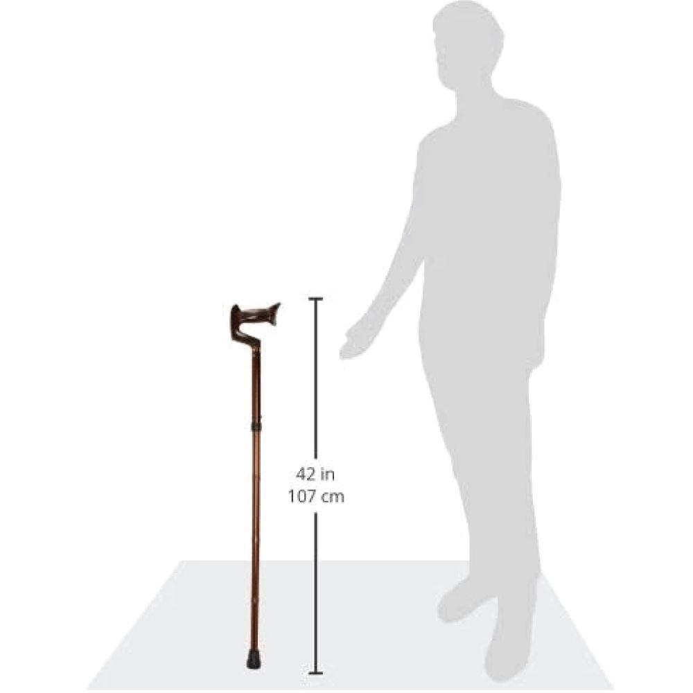 Folding Cane with Wood Grip Handle