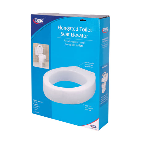 Image of Carex Toilet Seat Elevator For Elongated Toilet Seats