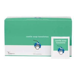 Image of Cardinal Health™ Castile Soap Towelette, 4-8/9" x 7-4/5"