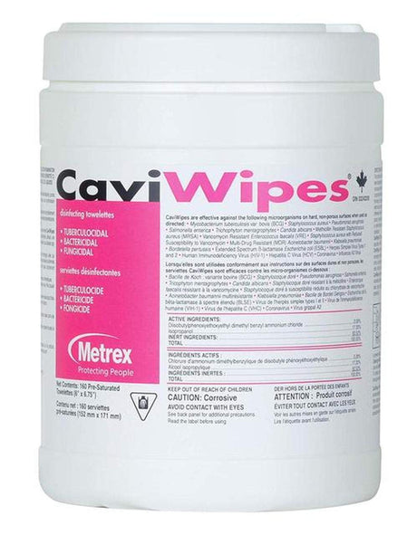 Image of CaviWipes - Cavicide Germacidal Cleaner Wipes 160 ct