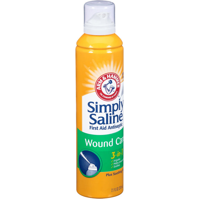 Image of Church & Dwight Simply Saline 3 in 1 Wound Wash, 7.1 oz