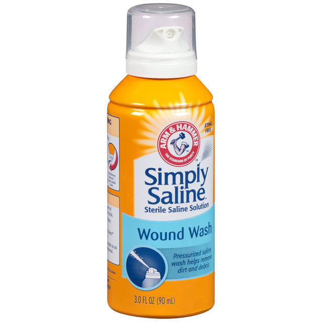 Image of Church & Dwight Simply Sterile Wound Wash Saline 3Oz, 99cc, No burning