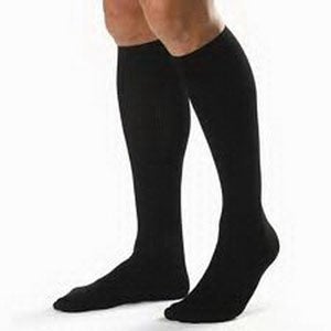 Image of Classic Supportwear Men's Knee-High Mild Compression Socks Large, Black