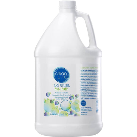 Image of cleanLIFE No-rinse® Body Bath, Concentrated Formula, 1 gallon