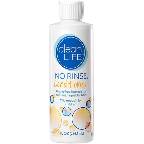 Image of cleanLIFE No-Rinse® Hair Conditioner No Alcohol, Ready-to-Use 8 oz