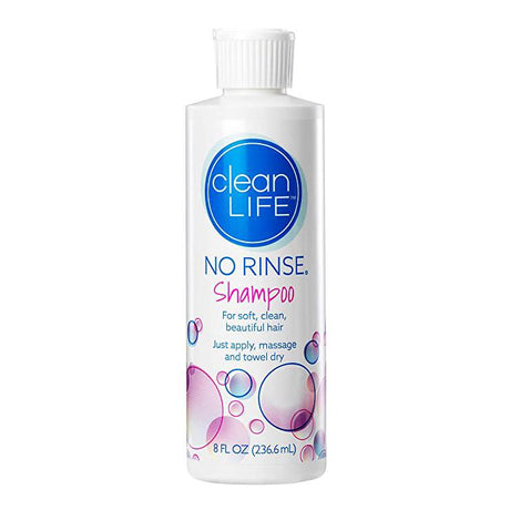 Image of cleanLIFE No-Rinse® Shampoo, Alcohol-Free, Ready-To-Use 8 oz