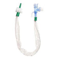 Image of Closed Suction Catheter, Turbo-Cleaning, Double Swivel Elbow, 14 fr, Green