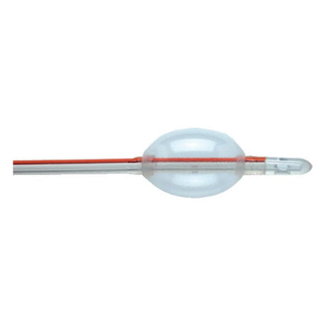 Image of Coloplast Cysto-Care® Folysil® Indwelling Foley Catheter, CoudeTip, 2-Way, Silicone, 15mL Balloon, 24Fr OD, 16"