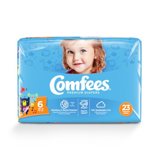 Comfees CMF-N Disposable Baby Diapers, Newborn - 4 pack, 42 count each