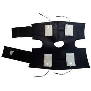 Image of Conductive Knee Brace Soft with (4) 2" x 3" Fabric Electrodes, Universal