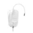 Image of Conveen Security + Leg Bag Levered Opening, Non-Latex Straps, 50 cm Tubing, Sterile, 17 oz, 500 mL