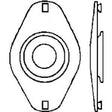 Image of Convert-A-Pouch Convex Face Plate, 1", 2/Package
