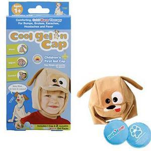 Image of Cool Gel N Cap Kids Ice and Heat Packs with First Aid Cap, Toby The Puppy