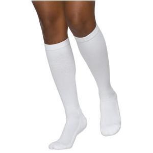 Image of Cotton Comfort Calf, 20-30, Large, Long, Closed, White
