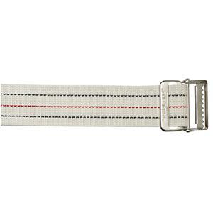 Image of Cotton Gait Belt, Standard Webbing, Metal Buckle, Pinstripe