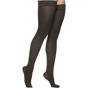 Image of Cotton Thigh with Grip-Top, 20-30, Medium, Long, Closed, Black