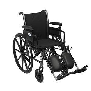 Image of Cruiser III Light Weight Wheelchair with Flip Back Removable Desk Arms and Elevating Leg Rest