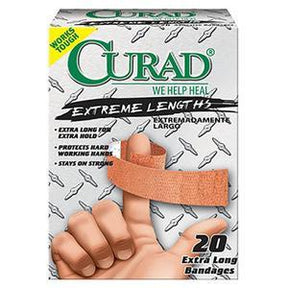 Image of Curad Extreme Hold Fabric Adhesive Bandage, Assorted Sizes