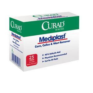 Image of Curad MediPlast 40% Salicylic Acid Plaster 2" x 3"