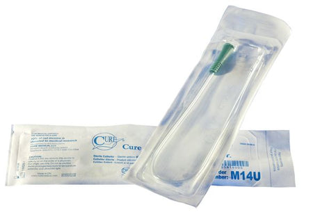 Image of Cure Pocket Male Straight Intermittent Catheter 12 Fr 16"