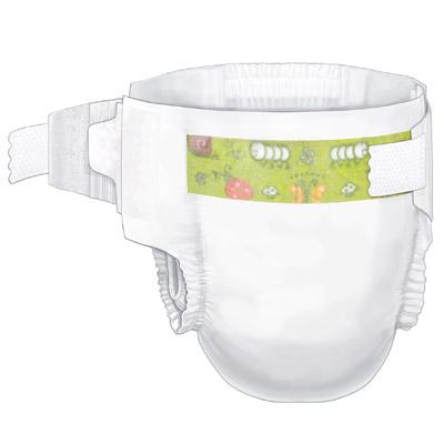 Image of Curity Baby Diapers Size 1, Small 8 - 12 lbs.