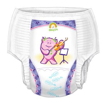 Image of Curity Runarounds Girl Training Pants X-Large Over 38 lbs.