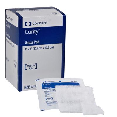 Image of CURITY Sterile Gauze Pads 4" x 4" 12 Ply