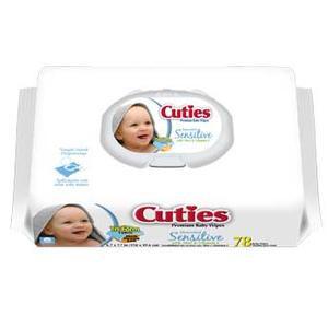 Image of Cuties Sensitive Soft Pack, 72 wipes