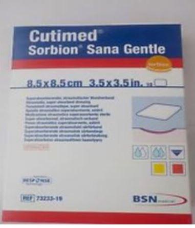 Image of Cutimed Sorbion Sana Gentle Dressing 3.5" x 3.5"