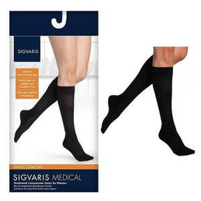 Image of Daily Comfort Calf, 20-30, Large, Long, Closed, Black