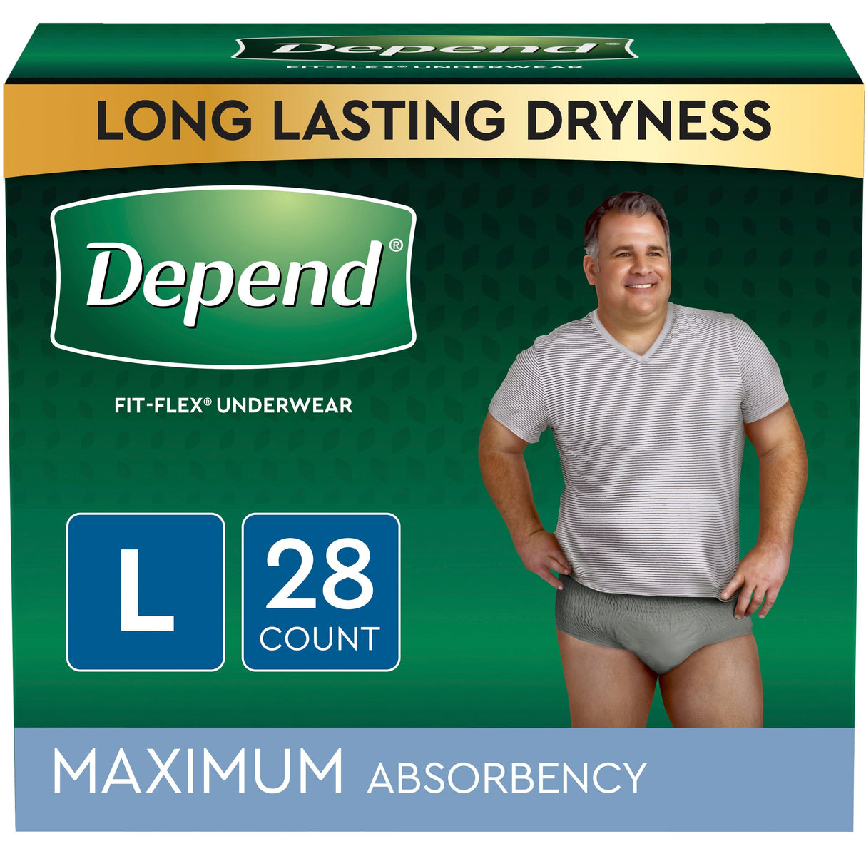 Depend® FIT-FLEX® Incontinence Underwear for Women. Blush Color