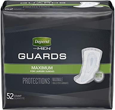 Image of Depend Incontinence Guards for Men, Maximum Absorbency